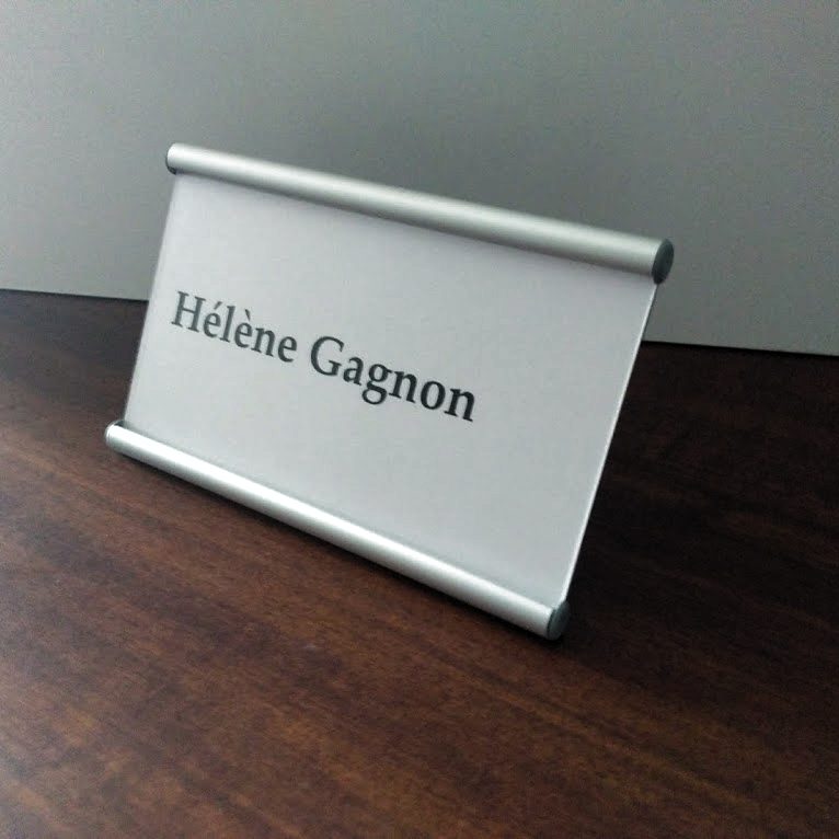 Desk Name Sign Designed by Opna